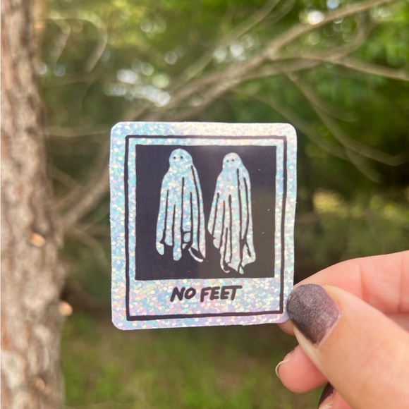 💚🖤 Beetlejuice sticker set of 5 spooky  holographic / glitter 🎃✨🖤👻 - Picture 3 of 11